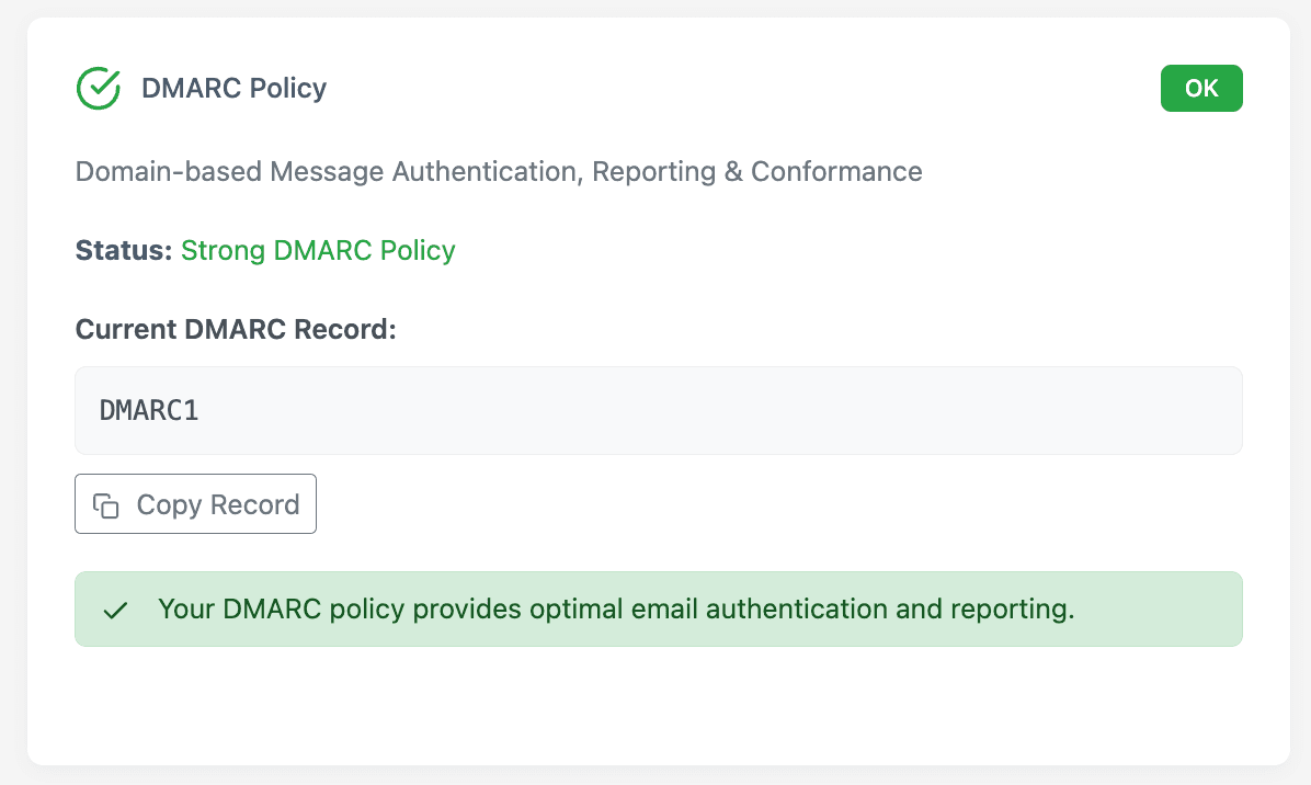 detect dmarc errors with kapient.com