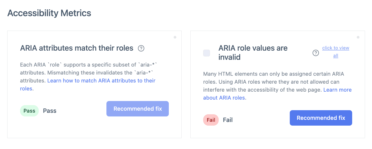 Kapient accessibility monitoring