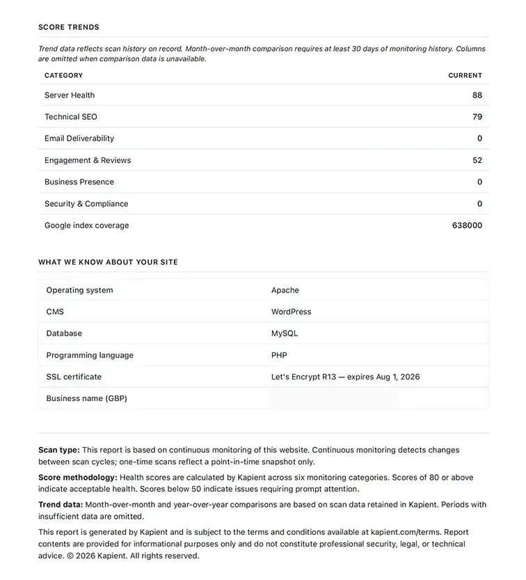Kapient allow you to create client-ready report automatically